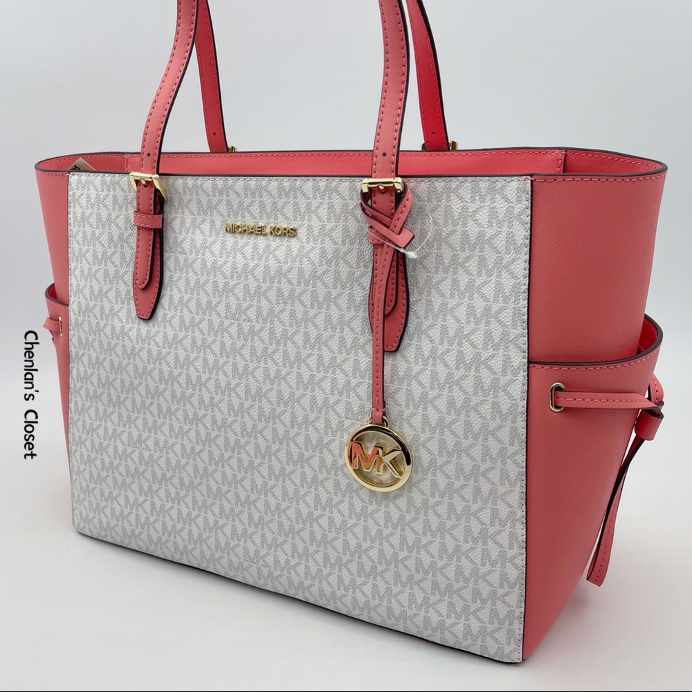 NWT! 🌸Michael Kors Gilly Drawstring Tote Set - Picture 2 of 8